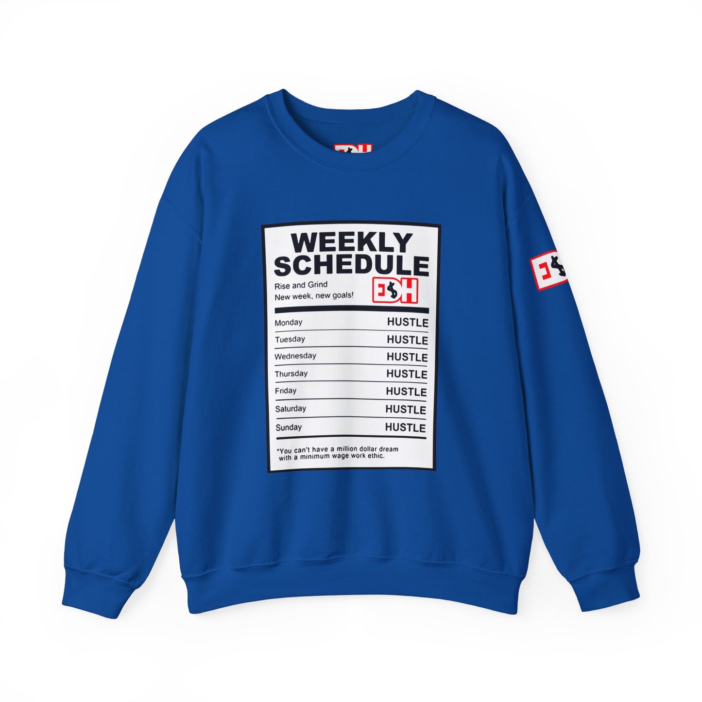 Ingredients to Hu$tle Unisex Heavy Blend™ Crewneck Sweatshirt