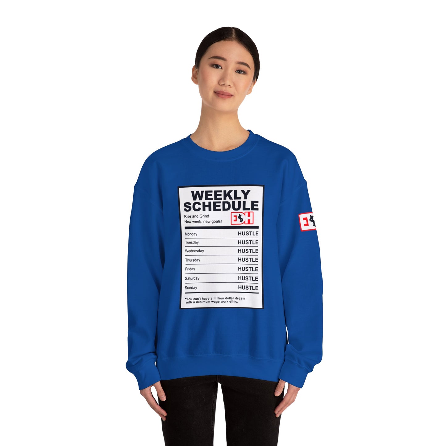 Ingredients to Hu$tle Unisex Heavy Blend™ Crewneck Sweatshirt