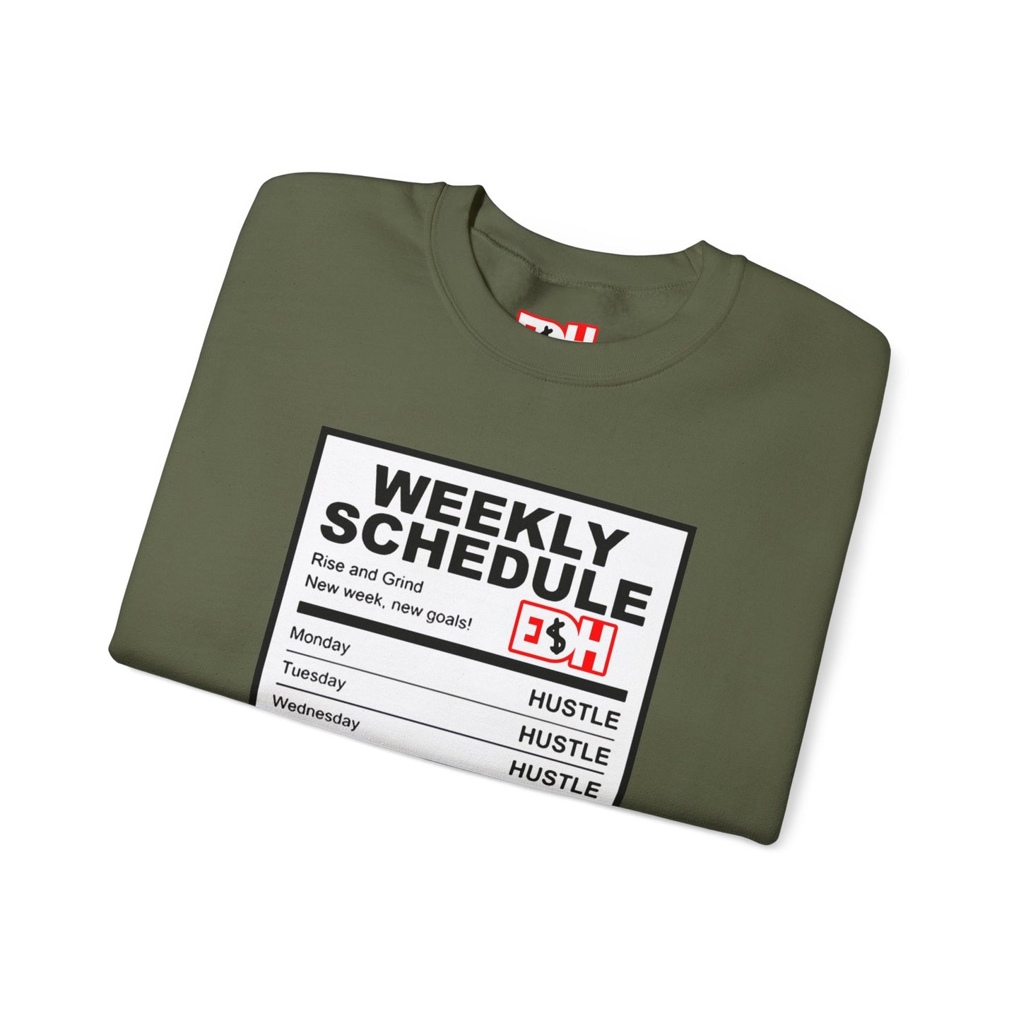 Ingredients to Hu$tle Unisex Heavy Blend™ Crewneck Sweatshirt