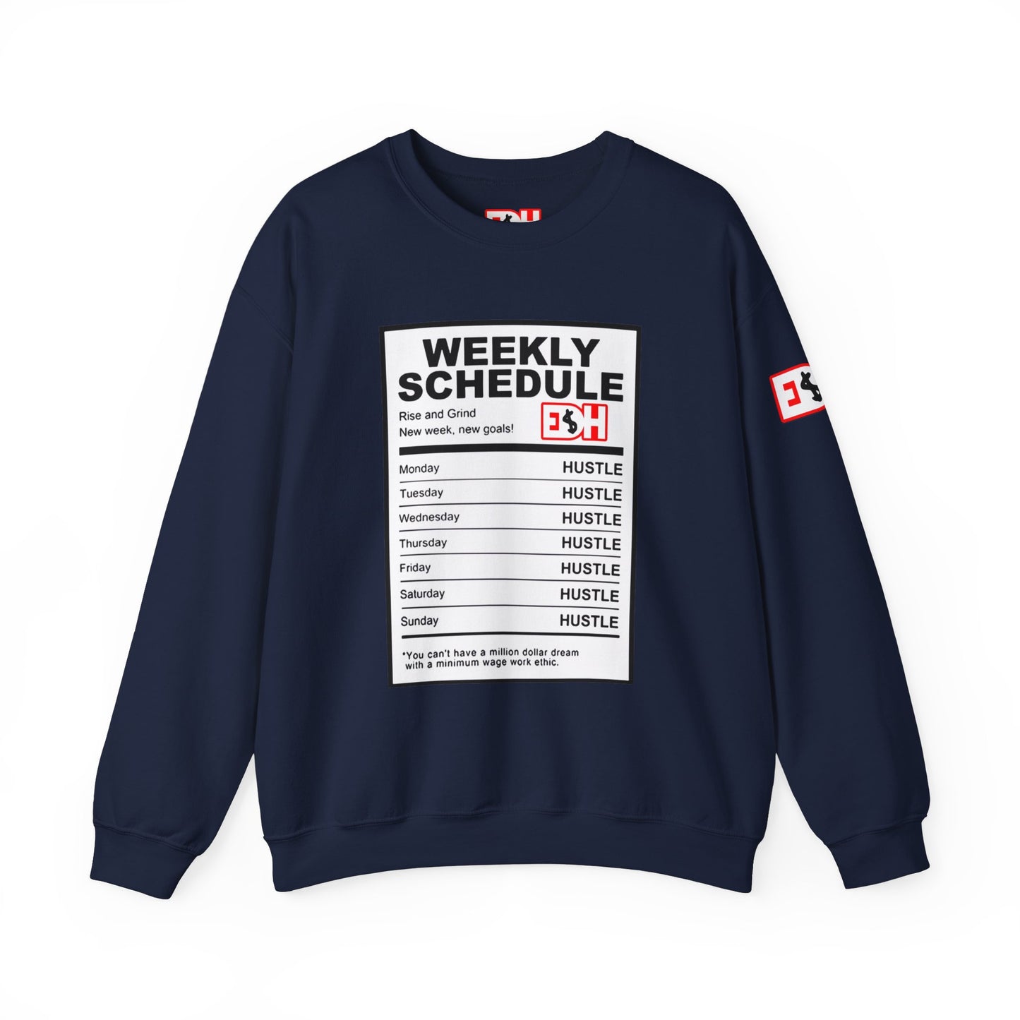 Ingredients to Hu$tle Unisex Heavy Blend™ Crewneck Sweatshirt