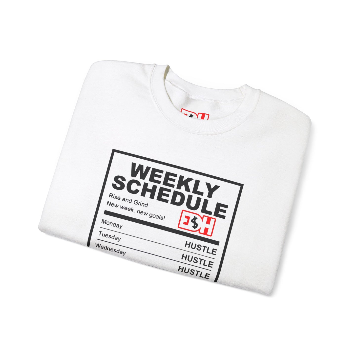 Ingredients to Hu$tle Unisex Heavy Blend™ Crewneck Sweatshirt