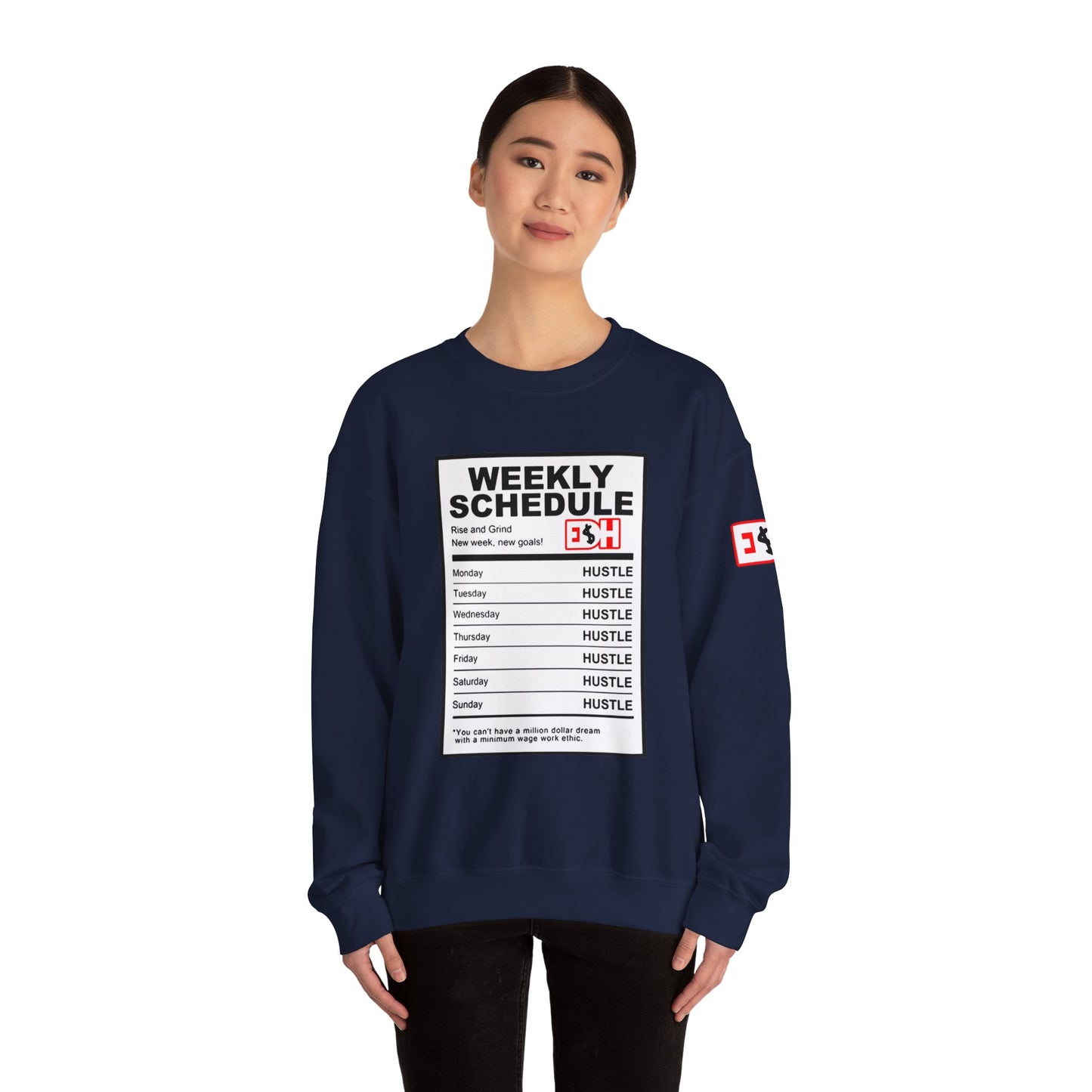 Ingredients to Hu$tle Unisex Heavy Blend™ Crewneck Sweatshirt