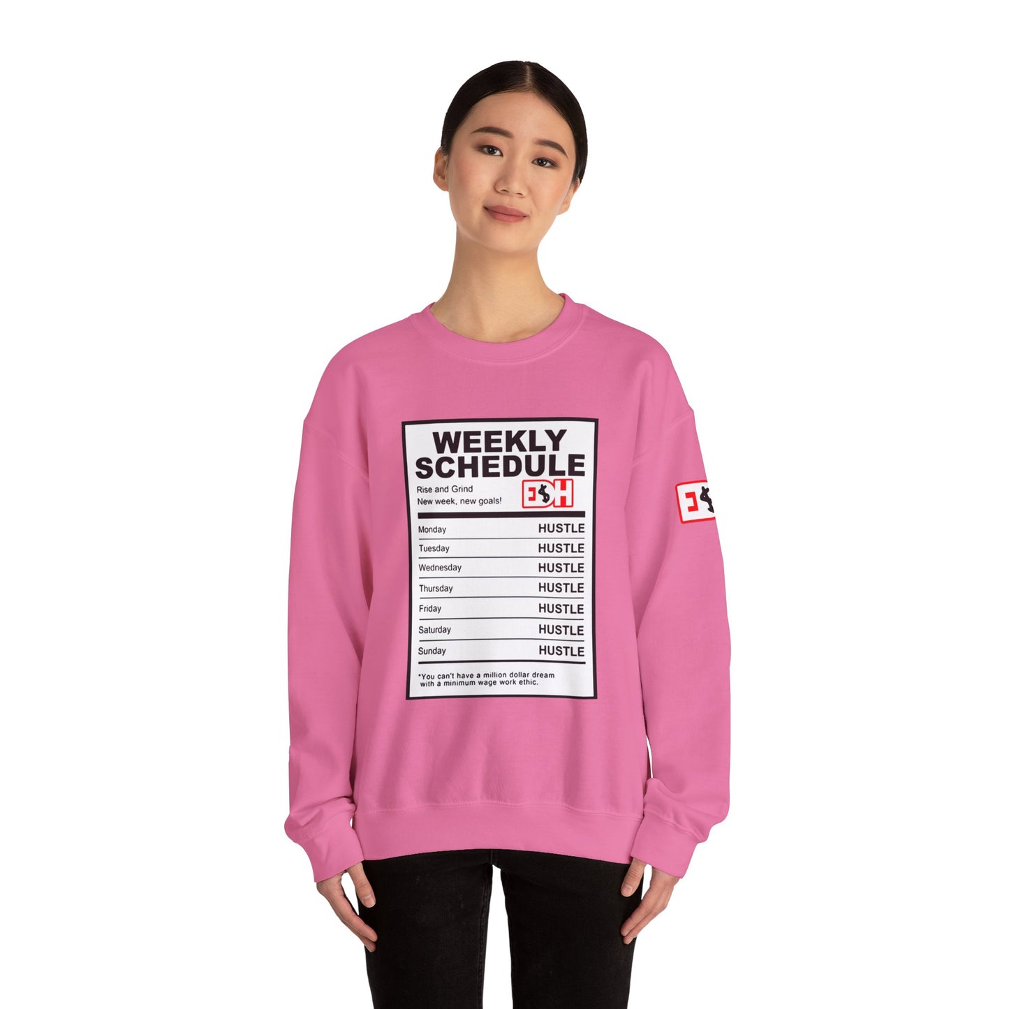 Ingredients to Hu$tle Unisex Heavy Blend™ Crewneck Sweatshirt