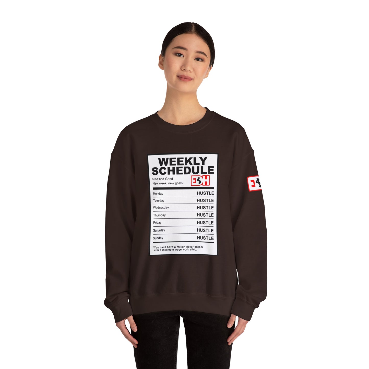 Ingredients to Hu$tle Unisex Heavy Blend™ Crewneck Sweatshirt