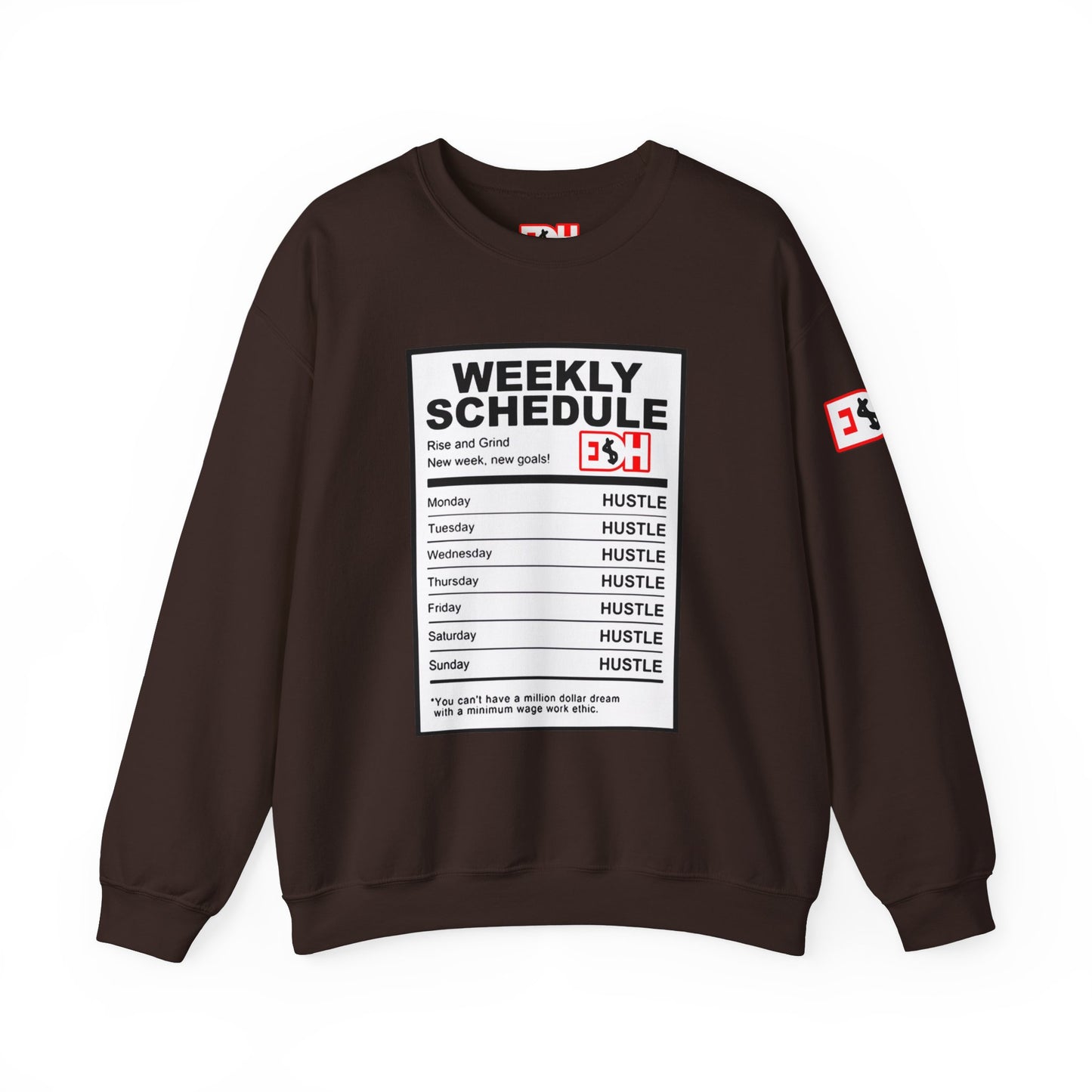 Ingredients to Hu$tle Unisex Heavy Blend™ Crewneck Sweatshirt